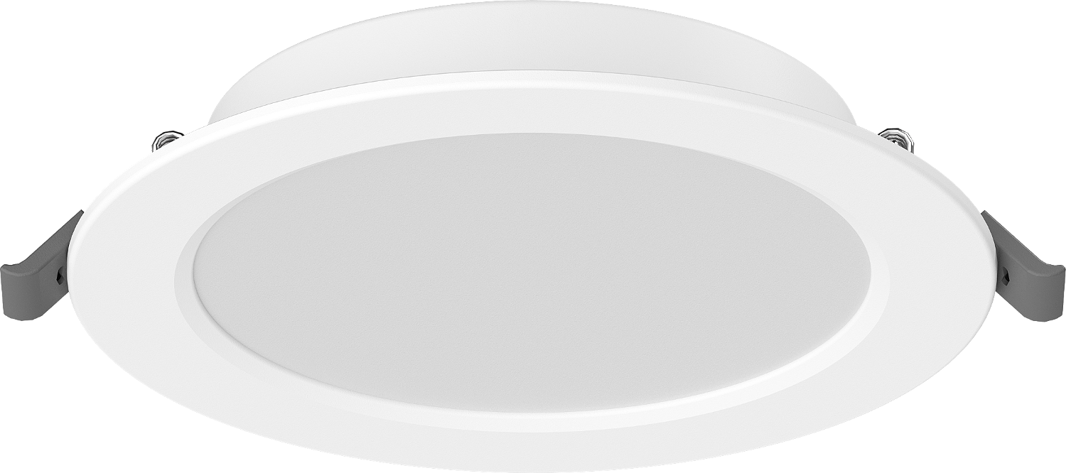 Mexen LDRR LED-Downlight-Deckeneinbaupanel, rund, Ø 14 cm, 9W, Kalt - 6500K, 990 lm, weiß - L210-014-0965-20